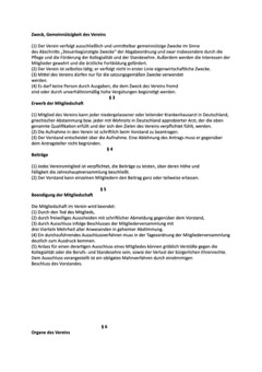 Ein Dokument mit Text in deutscher Sprache, das verschiedene Absätze und Überschriften enthält.